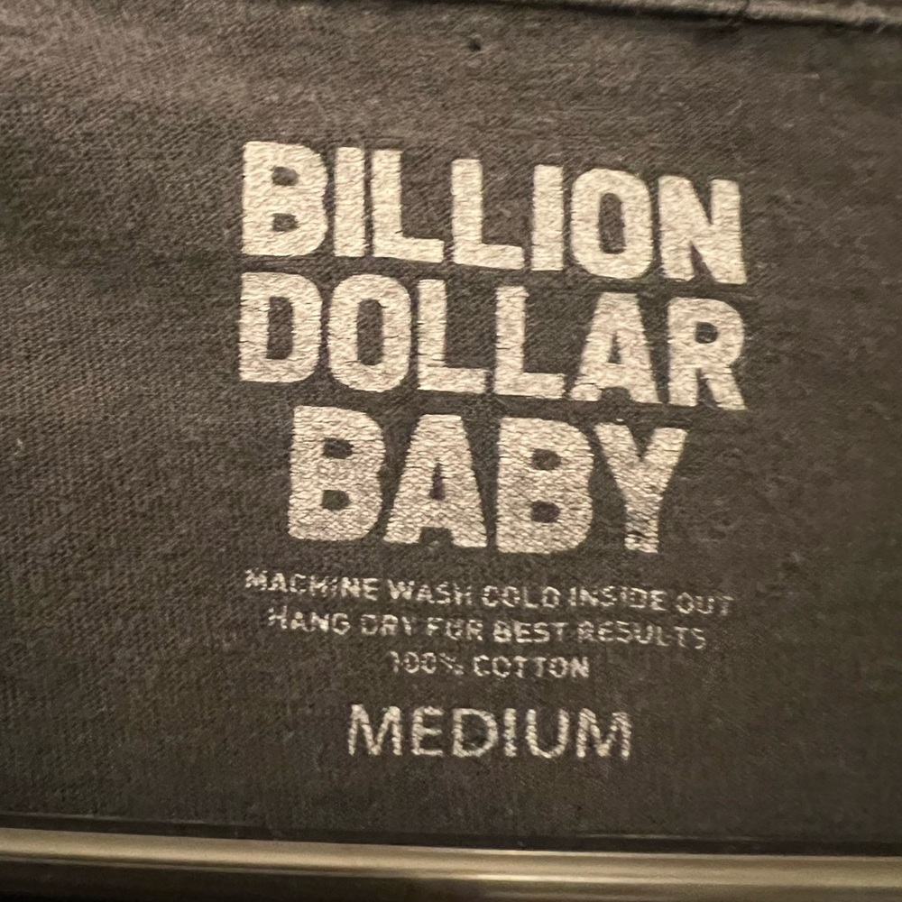 Billion Dollar Baby Blue Camo Logo Graphic T-Shirt | Size Medium - Picture 4 of 4